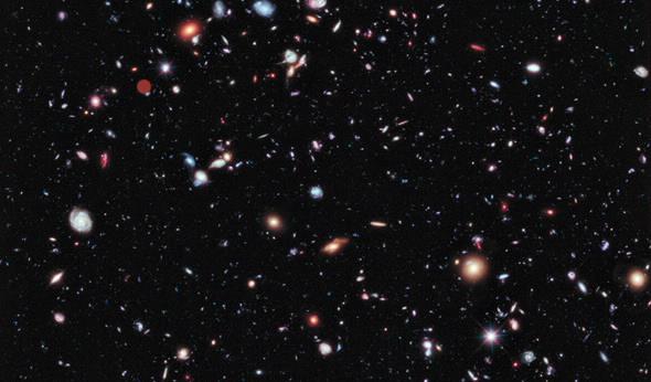 Deep field Hubble