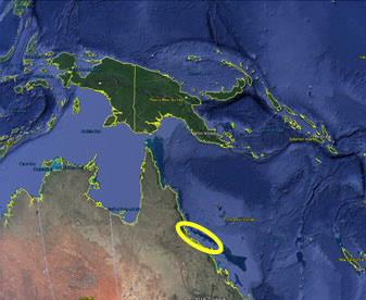 Marine sediment sampling sites