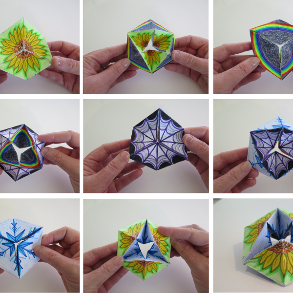 3D hexaflexagon