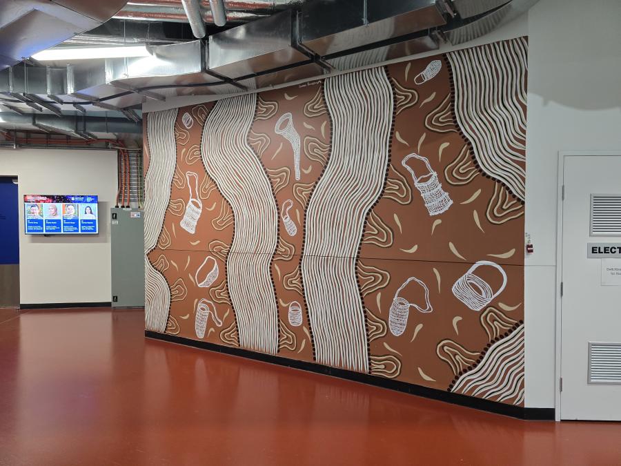 2nd Indigenous mural Clayton.
