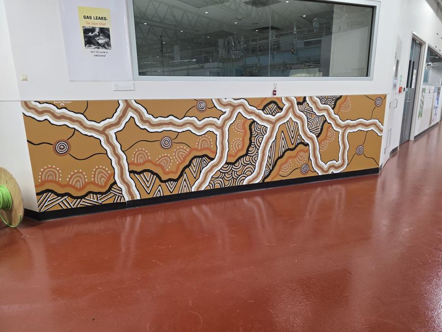 Indigenous mural Clayton